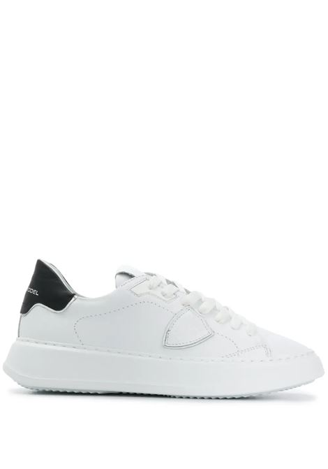 Sneakers Basse Temple - Bianco e Nero PHILIPPE MODEL | BTLDV010